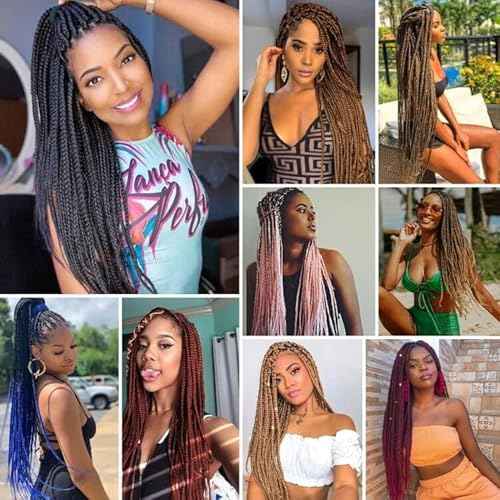 BEFUNNY Braiding Hair,24 Inch 8 Packs Pre Stretched Braiding Hair,Honey Prestretched Hair For Black Women Hair,Professional Itch Free Yaki Synthetic Hair Extension(8pcs,27#)