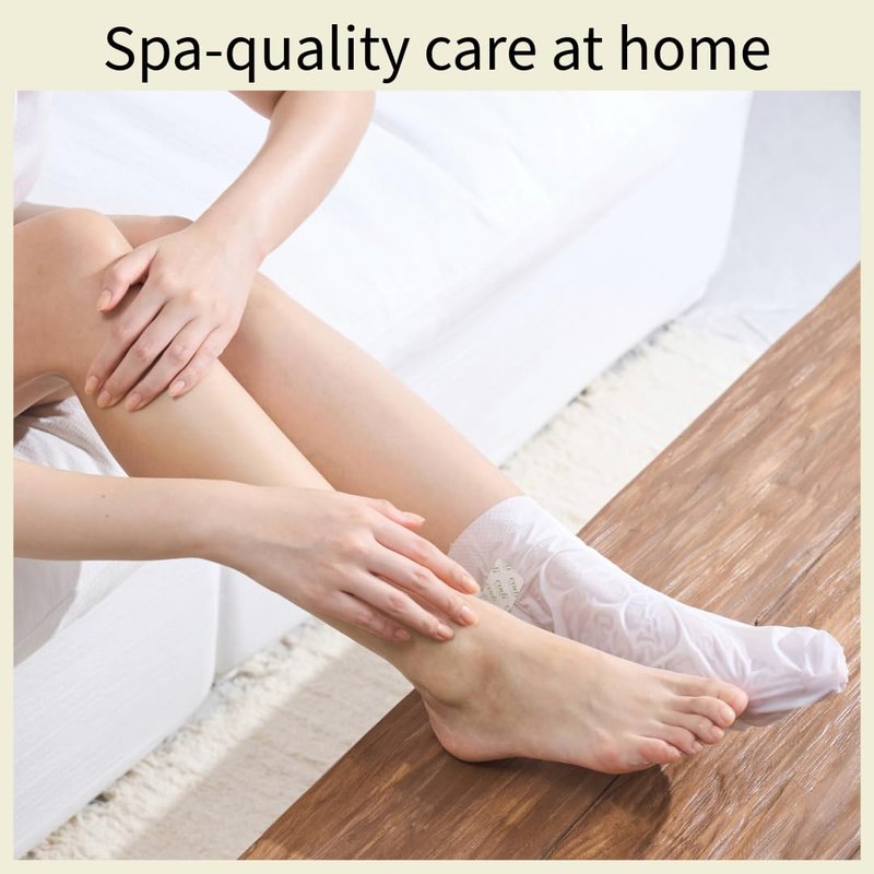 Codi New York Relaxing Aroma Foot Mask, Home Spa Moisturizing Pedicure Socks, 6 Pairs, For Dry Cracked Heel, Hydrating Foot Treatment, Made in Korea (Lavender)