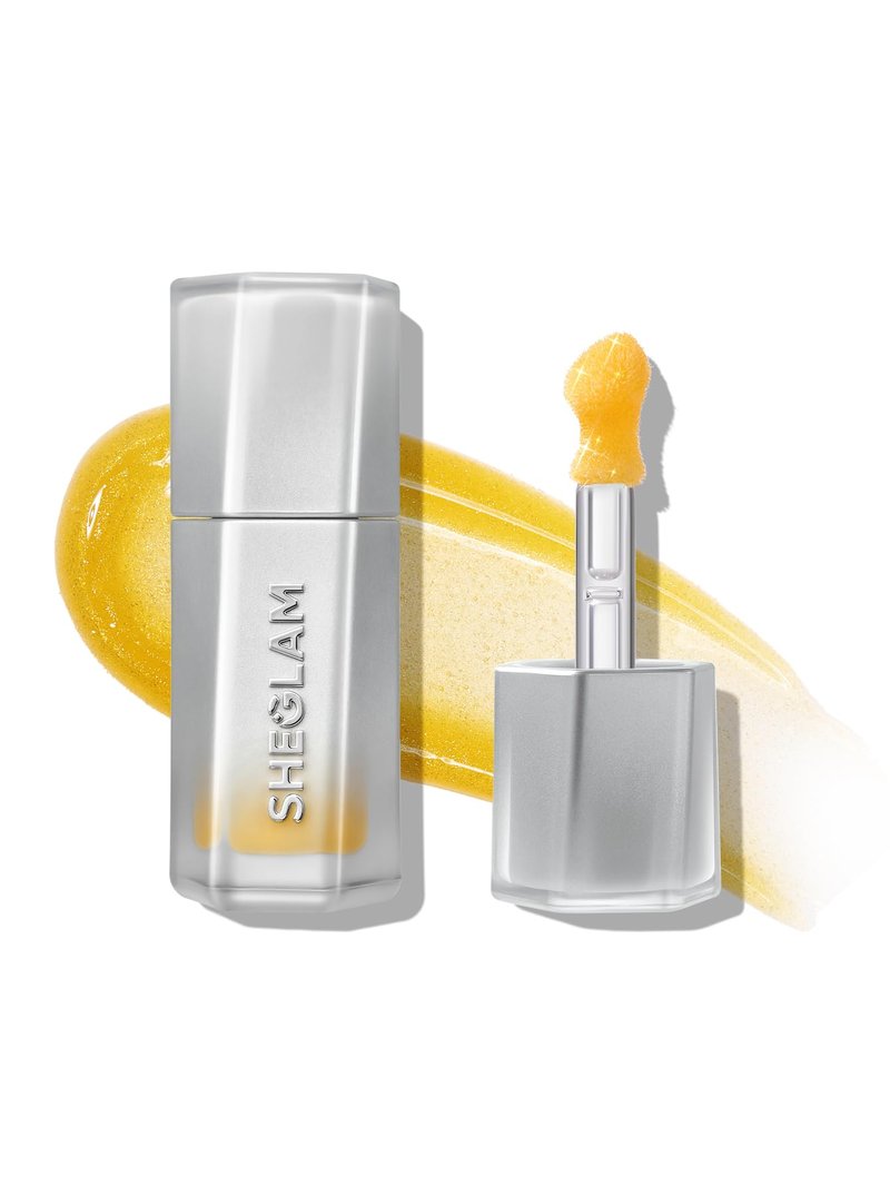SHEGLAM Glass Lock Air Gloss High Shine Finish Moisturizing Lip Gloss-Bananas Foster
