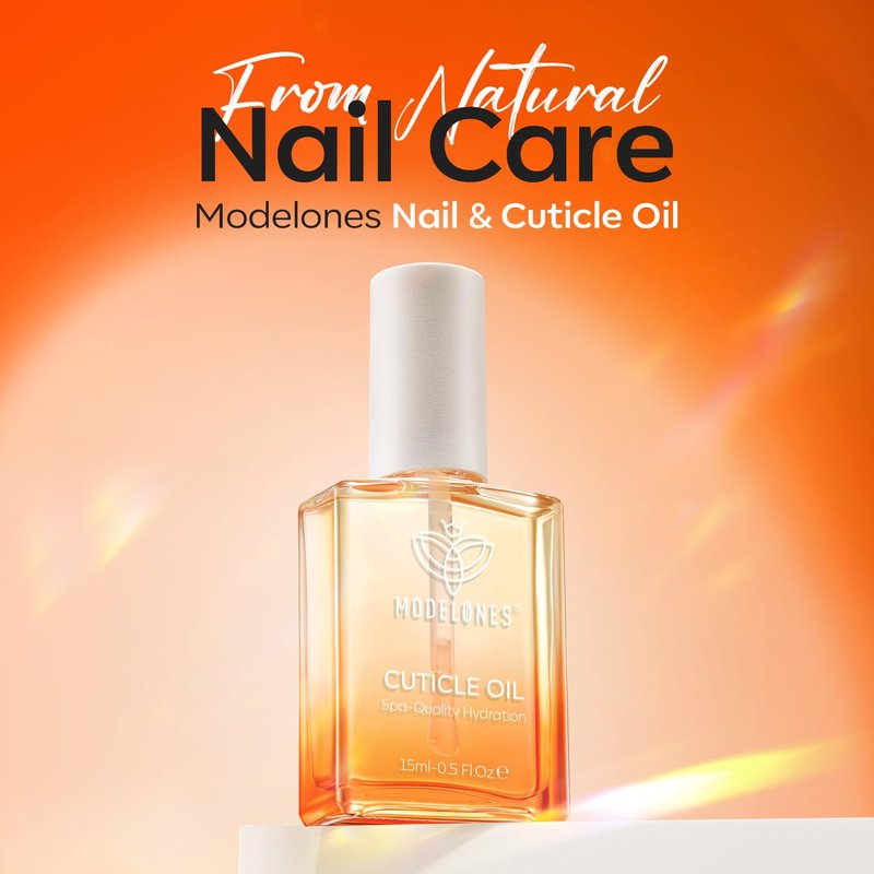 modelones Nail Strengthener Cuticle Oil for Nails Growth Oil Nail Oil for Growth and Strength Repairs Cuticle & Promote Nail Care Moisturize Dry Skin 15ml