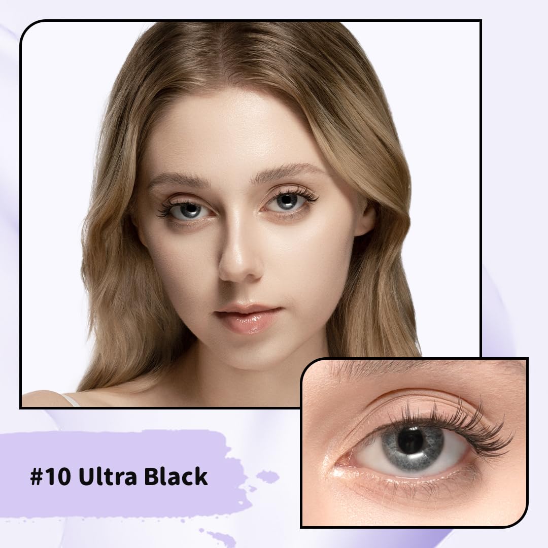 Soft Magnetic Eyelashes Kit - No.10 Ultra Black 21.5mm | Reusable, Glue-Free, Waterproof, Lightweight