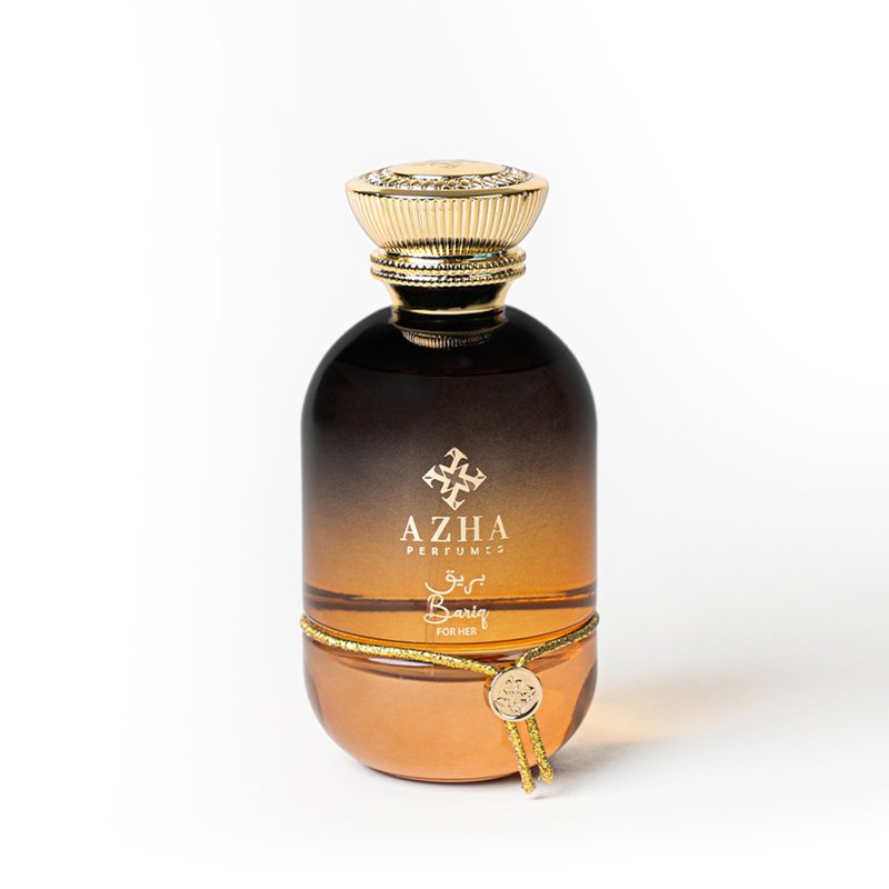 Azha Perfumes Essence Orbis Bariq Eau de Parfum for Women, 3.4 Fl Oz / 100 mL, Long Lasting Arabian Perfume Spray, Citrus Gourmand Vanilla Fragrance with Tangerine, Orange, Lemon, Luxury Scent