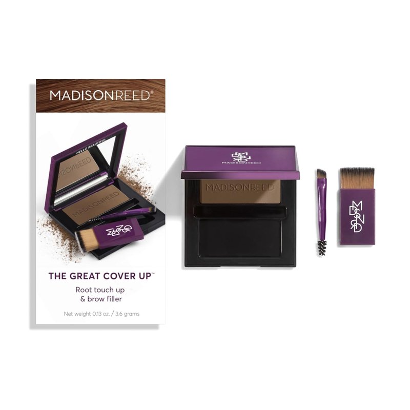 Madison Reed Root Touch Up & Brow Filler - Sabbia Light Brown, Instant Gray Coverage, 0.13 oz (60 Uses)
