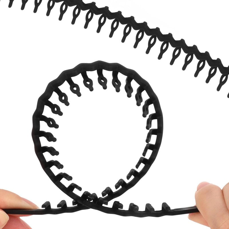 GAFATORY 3 PCS Zig Zag Headbands Wavy Headband with Teeth Plastic Comb Hairband Non Slip Thin Elastic Head Bands Fashion Hair Accessories for Women Men