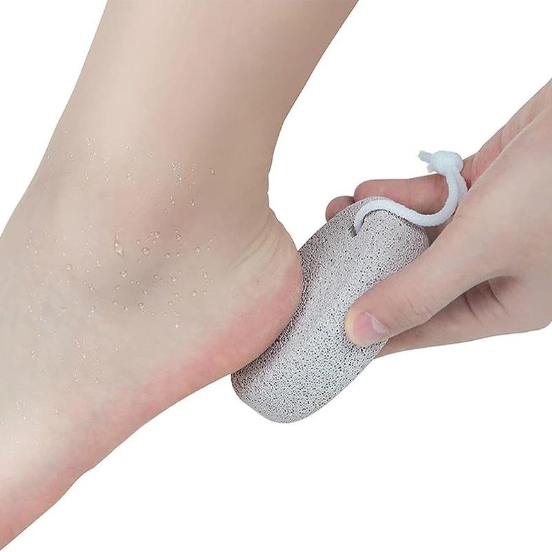 Natural Pumice Stone for Feet 2 PCS,Foot Lava Pedicure Tools Hard Skin Callus Remover for Feet and Hands - Natural Foot File Exfoliation to Remove Dead Skin