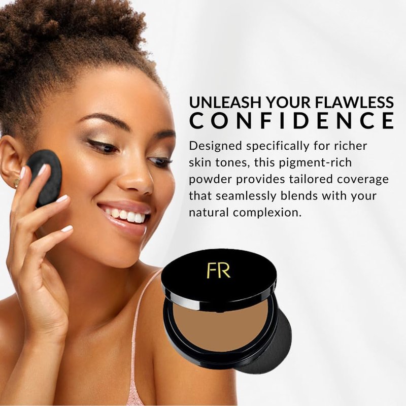 Flori Roberts Luxury Oil Blotting Pressed Powder - Long Lasting Shine Control for Flawless Complexion