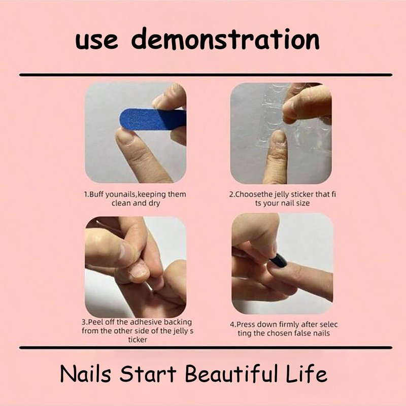 30 Pcs Short Press on Nails Almond Fake Nails French Tip Pink White Glossy False Nails Full Cover Glue on Nails for Women Stick on Nails Designs
