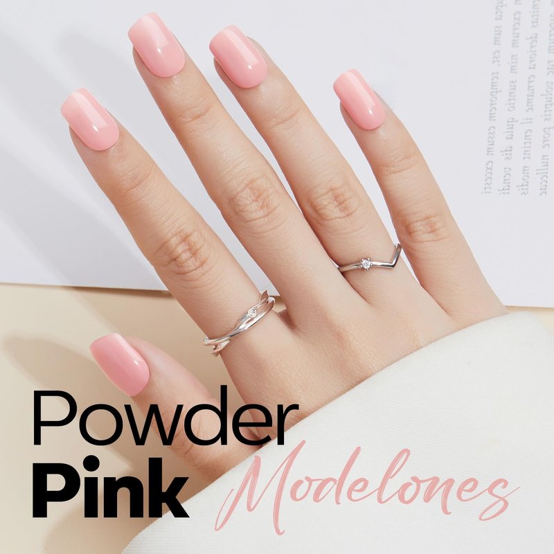 modelones Pink Gel Nail Polish 15ML, Hema Free Summer Pastel Soak-Off UV Gel Polish - 28+Days Long-Lasting Nail Art DIY Manicure Kit Home Salon Women Gifts