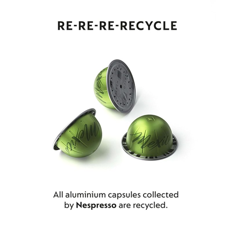 Nespresso Vertuo Barista Flavored Coffee Capsules - Medium Roast, 30 Count Pods for 7.8oz Brews