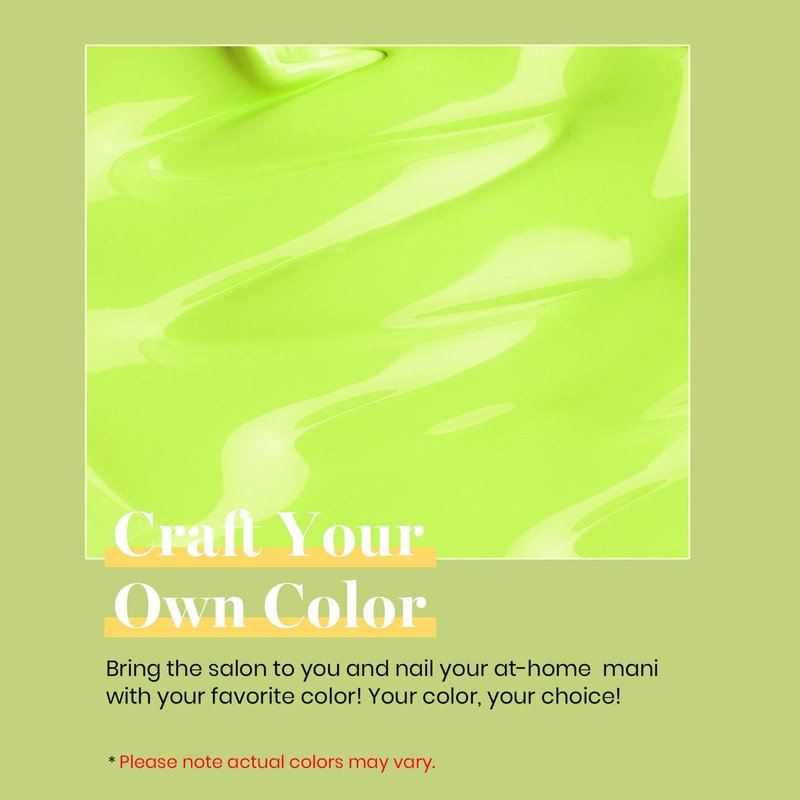 Beetles Neon Green Gel Polish - Vibrant Lime 15ML/0.51Fl Oz, Neon Green Gel Nail Polish, Soak Off UV LED Lamp Nails Art, Long-Lasting Manicure Salon DIY Home Summer Nails