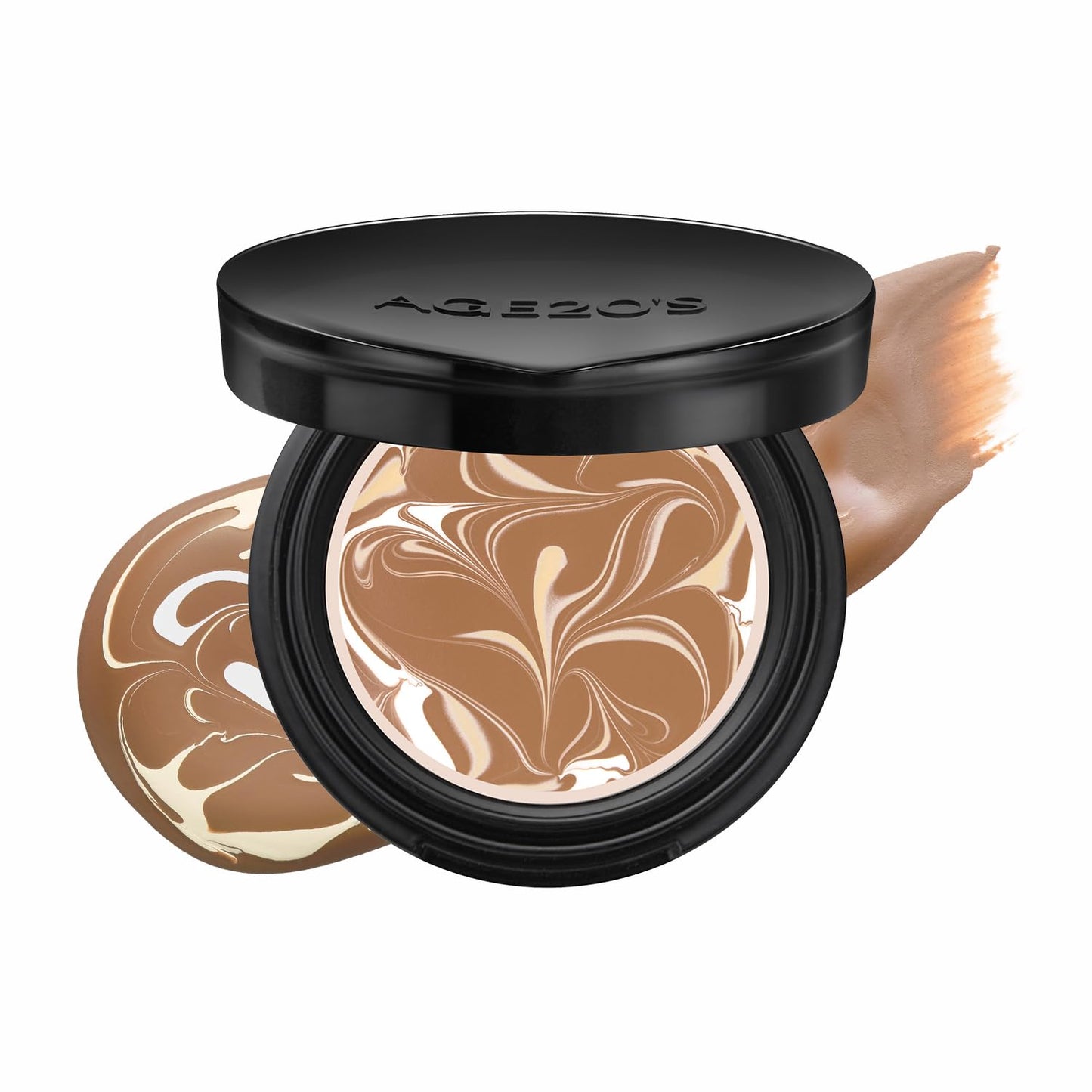 [MINI SIZE] AGE20'S Signature Essence Pact | 29W | Vegan Korean Cushion Foundation | Pack of 1 | Cream Foundation, Dewy & Glow Finish, Natural Coverage, SPF 50+ | 0.14 oz