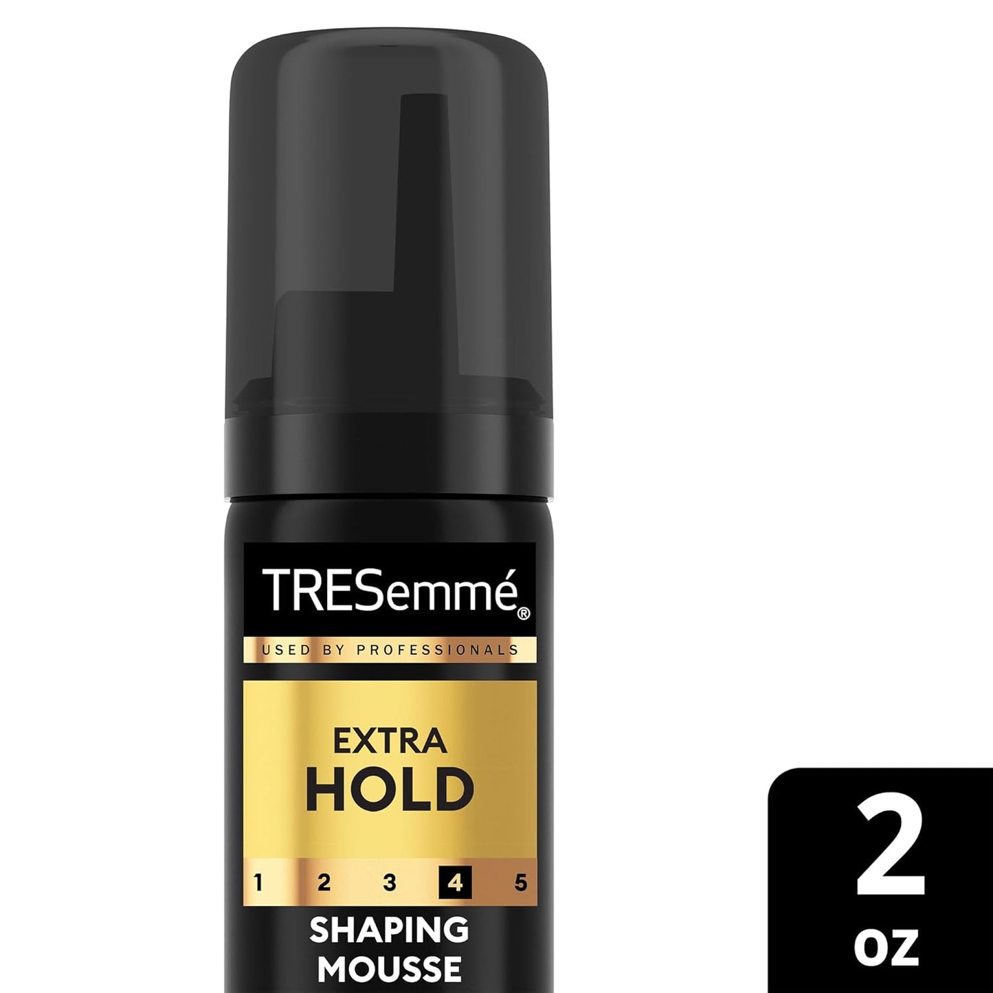 TRESemmé Extra Hold Shaping Mousse 2-Pack | Moisturizing Hair Mousse with Travel-Size Bottle – 24H Frizz Control