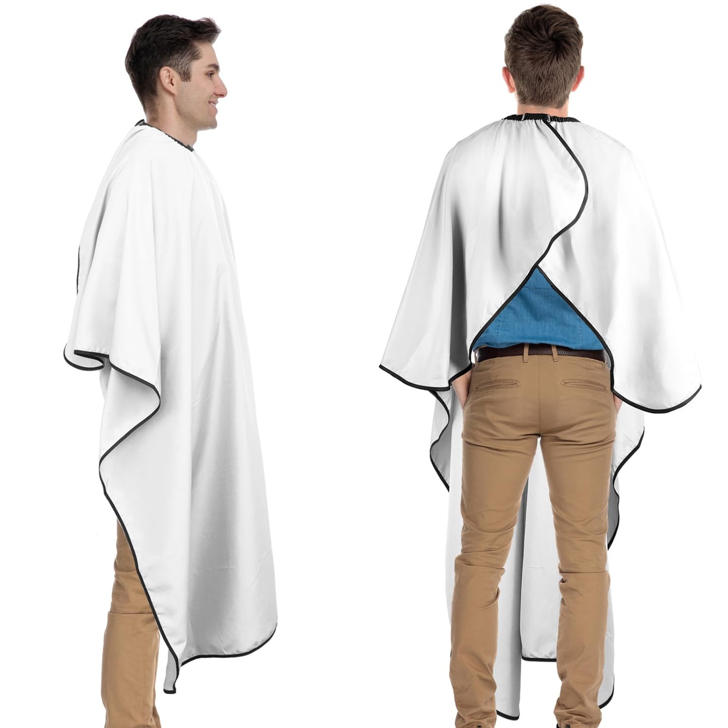 woniutch Professional Barber Cape with Neck Duster Brush and Hair clip; Hair Cutting Cape and Salon Cape for Men and Women