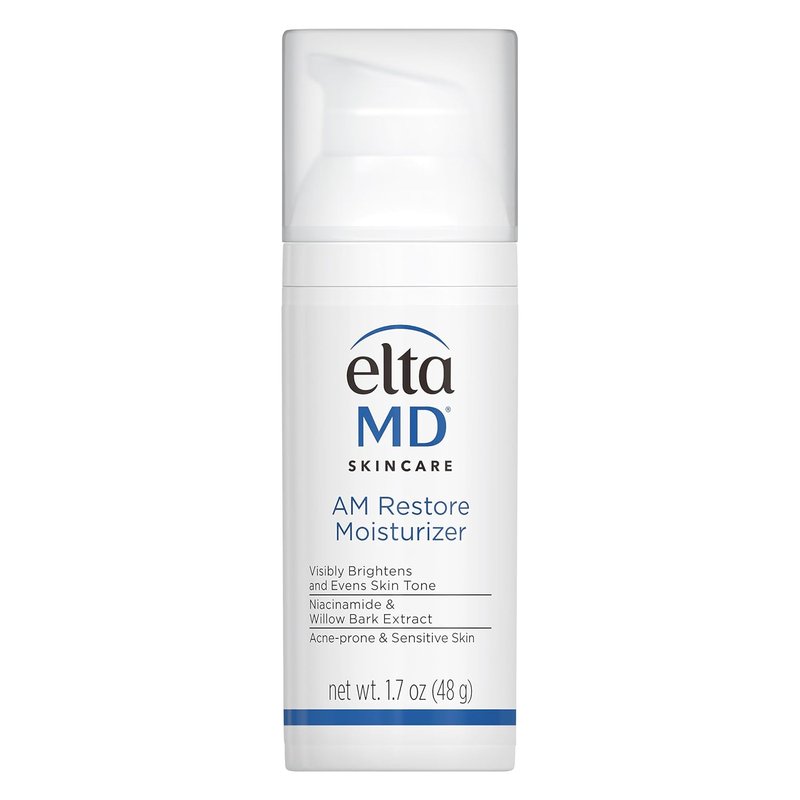 EltaMD AM Restore Face Moisturizer - Lightweight Cream with Niacinamide & Hyaluronic Acid for All Skin Types