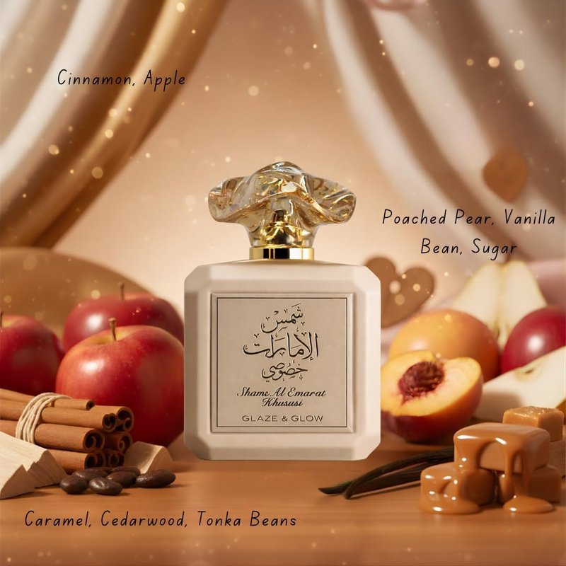 Shams Al Emarat Khususi Glaze & Glow Eau de Parfum - 100ml (3.4 oz) | Luxurious Fragrance for All Occasions