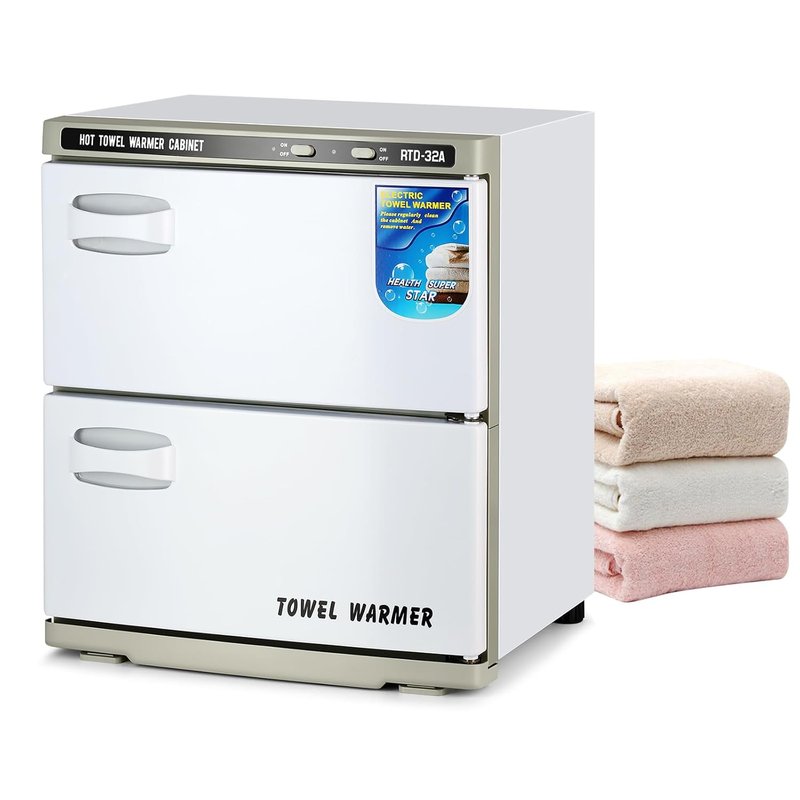 Skiennix 32L Hot Towel Warmer Cabinet - 2-in-1 Professional Heater for Spa & Salon Use
