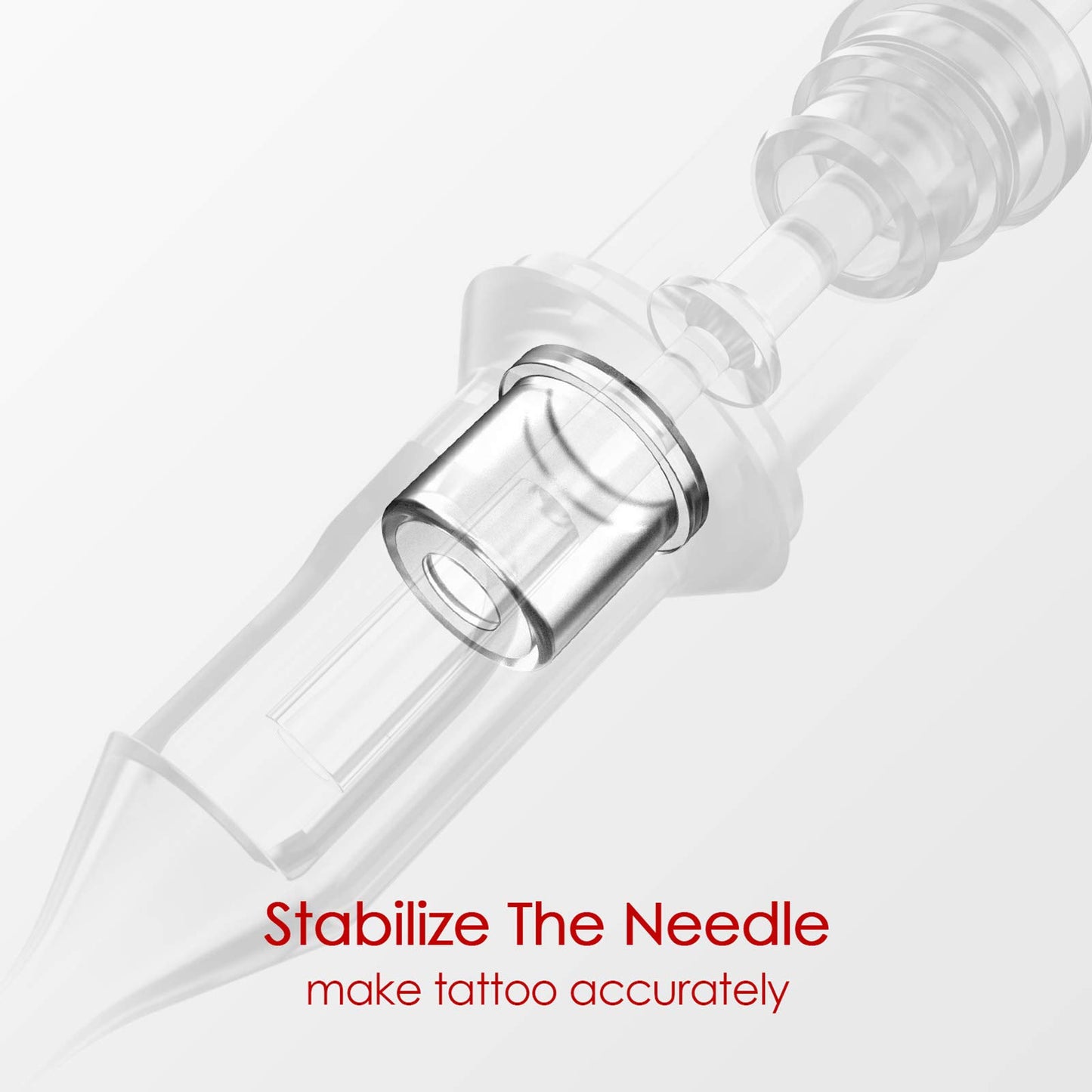 Wormhole Tattoo Cartridge Needles 50pcs Assorted Tattoo Needle Cartridges Round Liner Mixed 3RL 5RL 7RL 9RL 11RL (50pcs #12 Standard RL)
