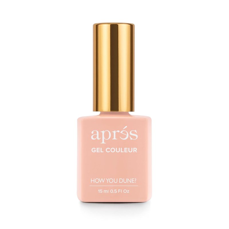 APRÉS Gel Color Nail Polish - Highly Pigmented No Wipe Formula | Nude World Collection (15 ml) - How You Dune?