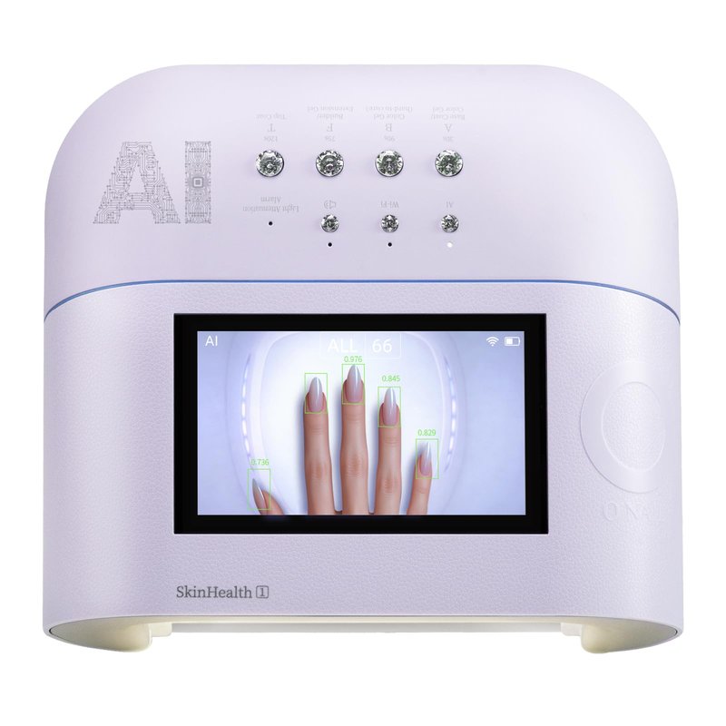 AI UV LED Best Nail Lamp-AI Precision Scan,Reduce Excess UV Skin Damage-2in1 AI Computer&Nail Dryer with HD Visible Screen,109 LEDs 2X Faster Curing,Nail Curing Lamp for Salon and Home Purple