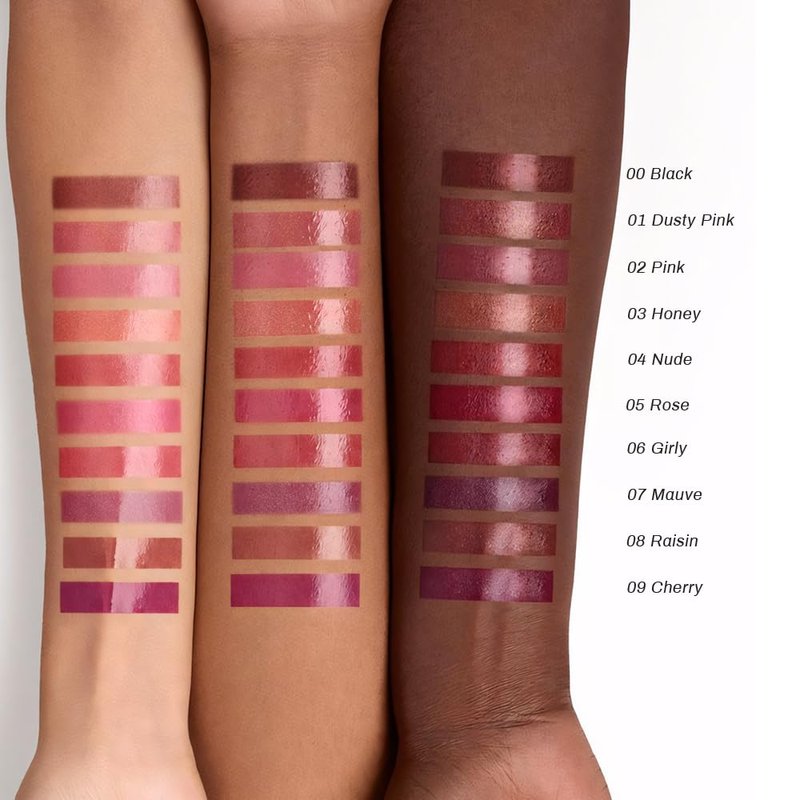 HHLTOH Honey Lipstick Tinted Lip Balm - Shine Moisturizing Lipstick for Women, Natural Nourishing Hydrating Lip Gloss Stain for Dry Lips, Tint Sheer Lightweight Makeup, Vegan - 2Pc Dusty Pink & Pink