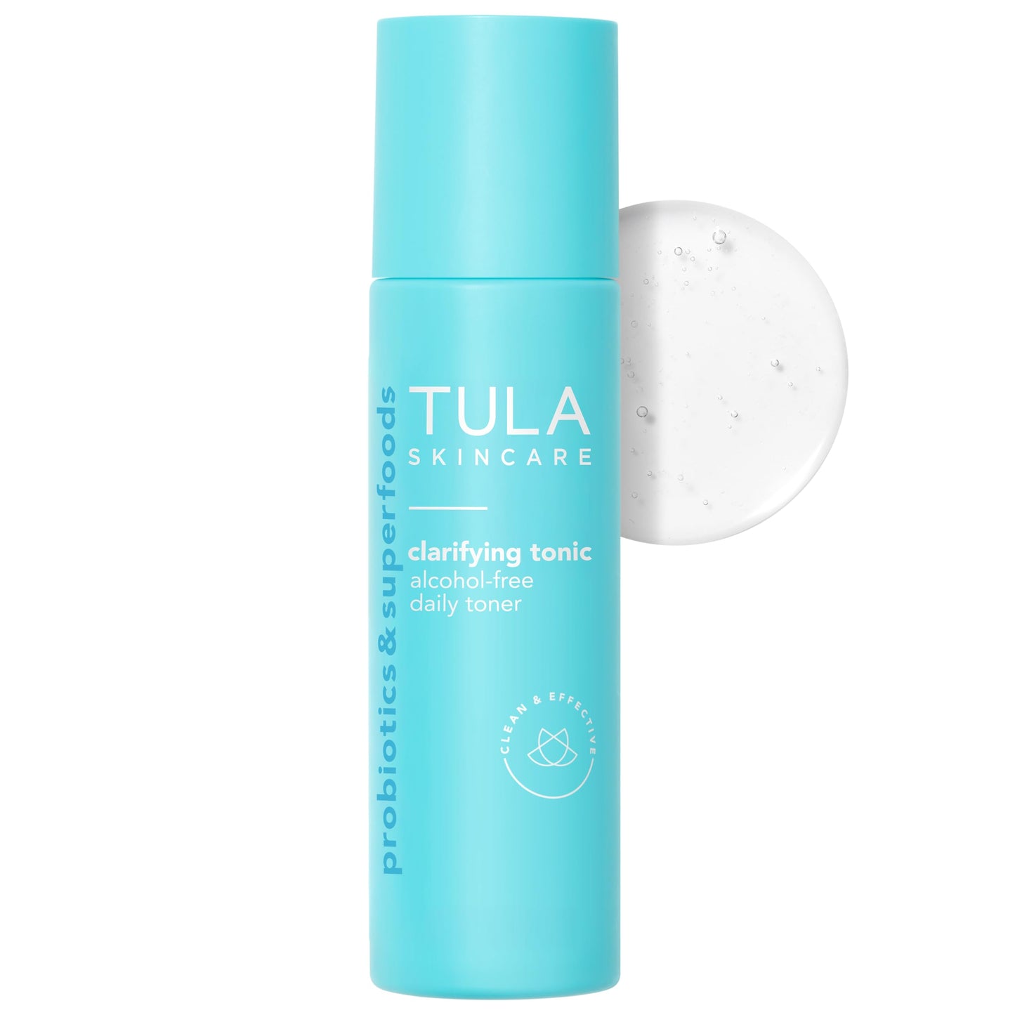 TULA Skin Care Clarifying Tonic Daily Toner - Face Toner to Gently Exfoliate and Tighten Pores, Contains Witch Hazel and Niacinamide, 5.07 Fl Oz.