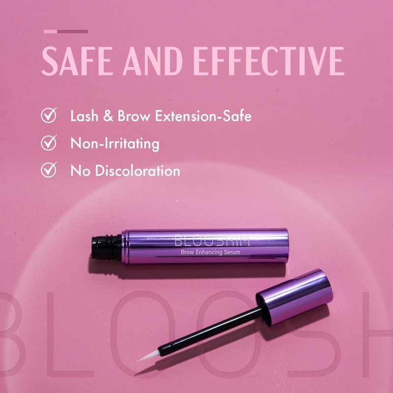 Blooskim Eyebrow Growth Serum - Natural Formula for Thicker, Fuller Brows - Fast Nourishing Results
