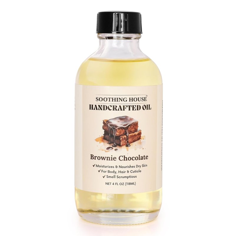 Brownie Chocolate Body Oil - Moisturizing Body Oil for Soft, Glowing Skin | 4 Fl Oz