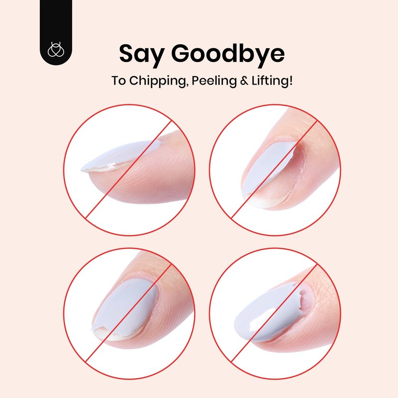 beetles Gel Polish Gel Base Coat, 15ml Prebond Base Gel Nail Polish Long Lasting Soak Off U V Nail Lamp Base Coat Upgraded Formula for Salon DIY Design Manicure Gifts for Women