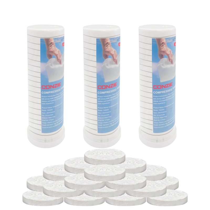 Disposable Compressed Face Towels - 60 Pcs Refills for Hot Towel Heater | Ideal for Smart Towel Warmers