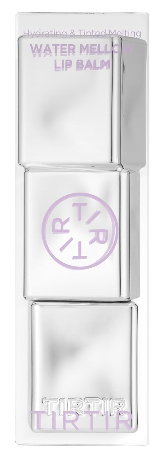 TIRTIR Water Mellow Lip Balm - pH Color Changing Organic Lip Care | 02 Mauve Berry, 0.11 Fl Oz, Deep Hydration Moisturizer