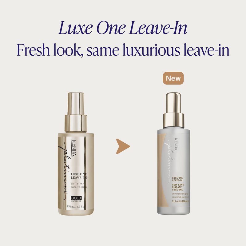 Kenra Professional Platinum Luxe One Leave-In | All-In One Miracle Spray | Hydrates, Smooths and Softens | Controls Frizz & Resists Humidity | Heat Protection | 5 fl. Oz