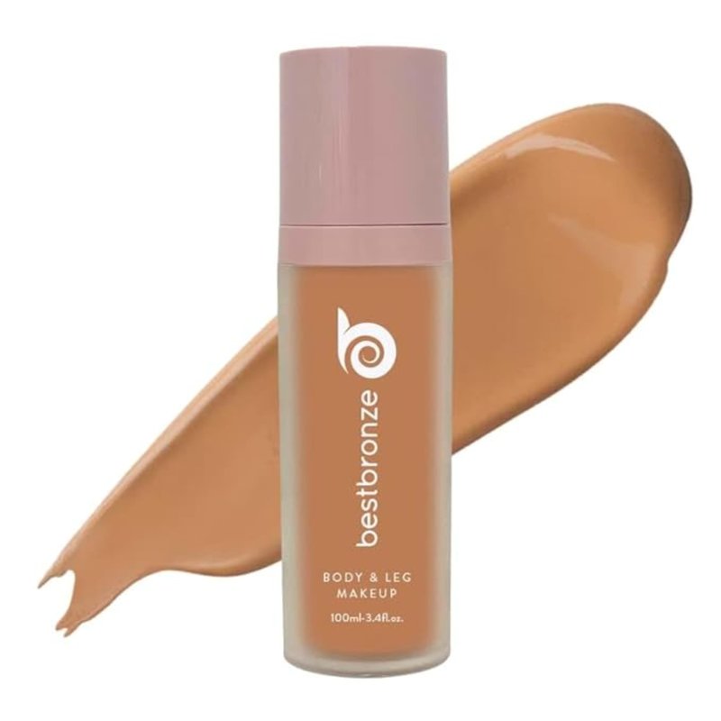 B BESTBRONZE Body Makeup Concealer, Waterproof Tattoo Cover Up & Full Coverage Body Foundation for Legs, Scars & Varicose Veins, 3.4 Fl Oz (Pack of 1) – NW34 Medium Golden