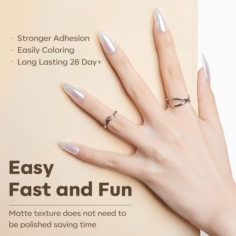 Modelones Medium Almond Nail Tips - 510 Pcs Pre-Shaped Full Matte Fake Nails | Stronger Press-On Extensions in 15 Sizes
