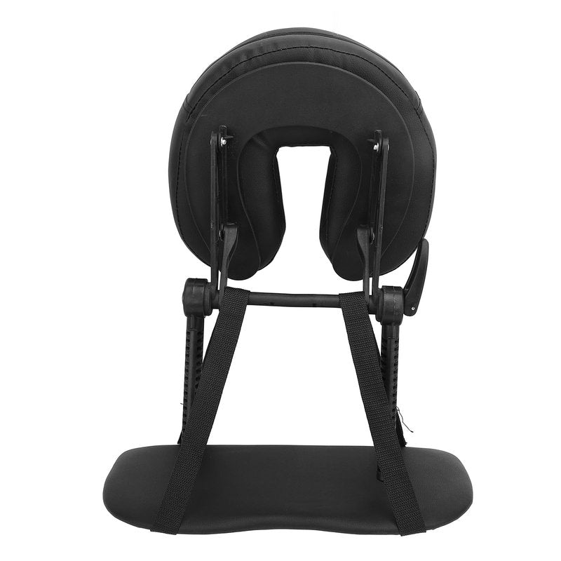 Massage Table Face Cradle & Cushion, Massage Face Cradle Beauty Bed Headrest Cradle U Shape Adjustable Folding Massage Table Face Cradle Pillow Massage Pillow Face Down for Beauty Salon Black