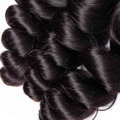 30 32 34 Inch Loose Wave Bundles Unprocessed Brazilian Virgin Remy Hair Extensions Natural Color Loose Wave Bundles Human Hair Weave
