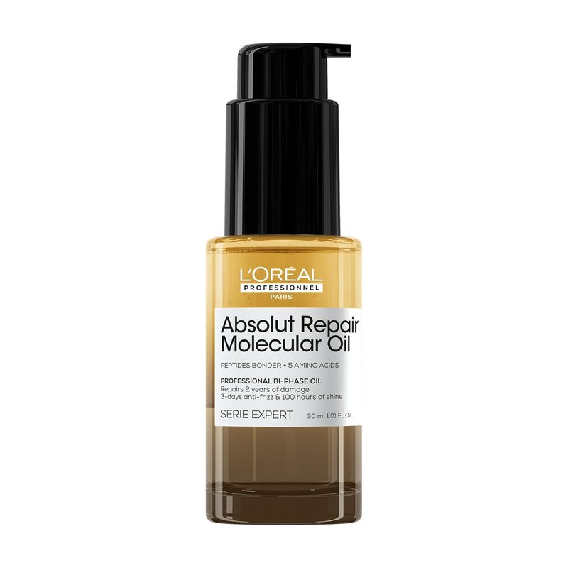 L'Oréal Professionnel Paris Hair Oil - Repair & Shine Bi-Phase Oil | Lightweight, Anti-Frizz, 100 Hours Shine