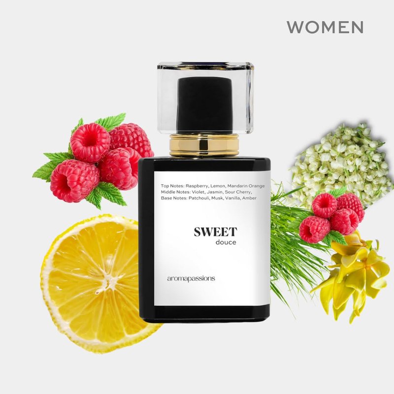 aromapassions SWEET | Inspired by BRBRY HER | Pheromone Perfume for Women | Extrait De Parfum | Long Lasting Dupe Clone Perfume Cologne | Essential Oil Fragrance | (30 ml / 1 Fl Oz)