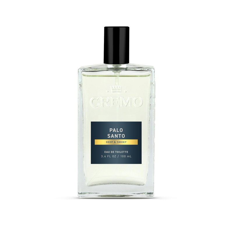 Cremo Cologne For Men - Palo Santo Mens Cologne Spray, A Combination of Bright Cardamom, Dry Papyrus and Aromiatic Palo Santo, Multi-Layered Signature Men's Fragrances, 3.4 Fl Oz
