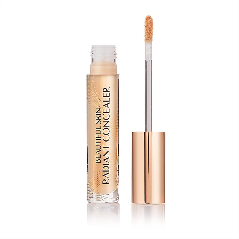 Charlotte Tilbury Beautiful Skin Concealer - Hydrating Under Eye Concealer for Dark Circles | Medium-Buildable Coverage, Natural Finish