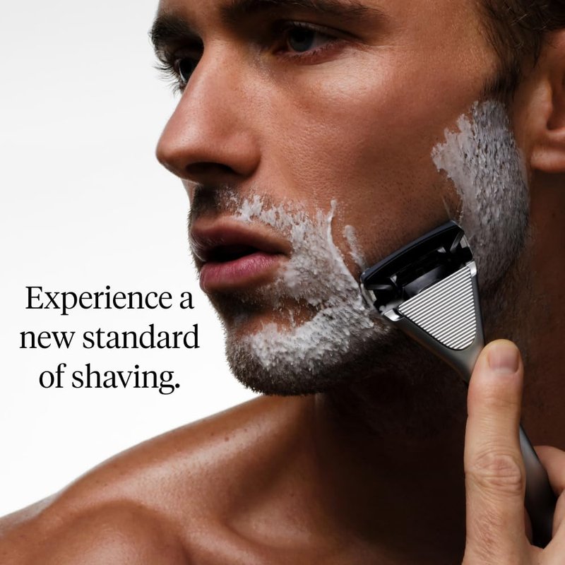 House of Atlas Men's Razor Blade Refills, Precision Trim Edge, 8 Count