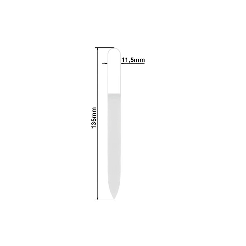 Mont Bleu Premium Glass Nail File - Genuine Czech Tempered Glass - Handmade - Best Crystal Nail File for Natural Nails