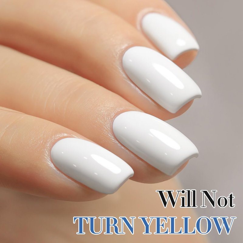 Double Rhythm 2 Pcs 15ML No Wipe Gel Top Coat and Base Coat Set Clear Glossy Gel Polish Kit (2Pcs Top Coat)