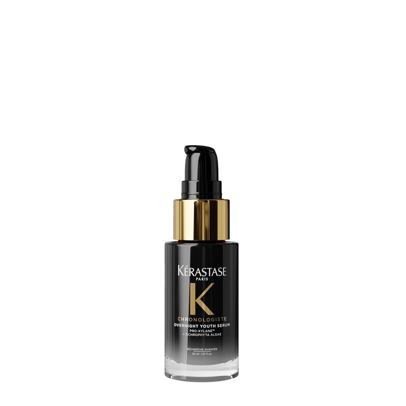 Kérastase Chronologiste Overnight Youth Serum - Anti-Aging Leave-In Treatment for Weakened Hair, 3.4 oz