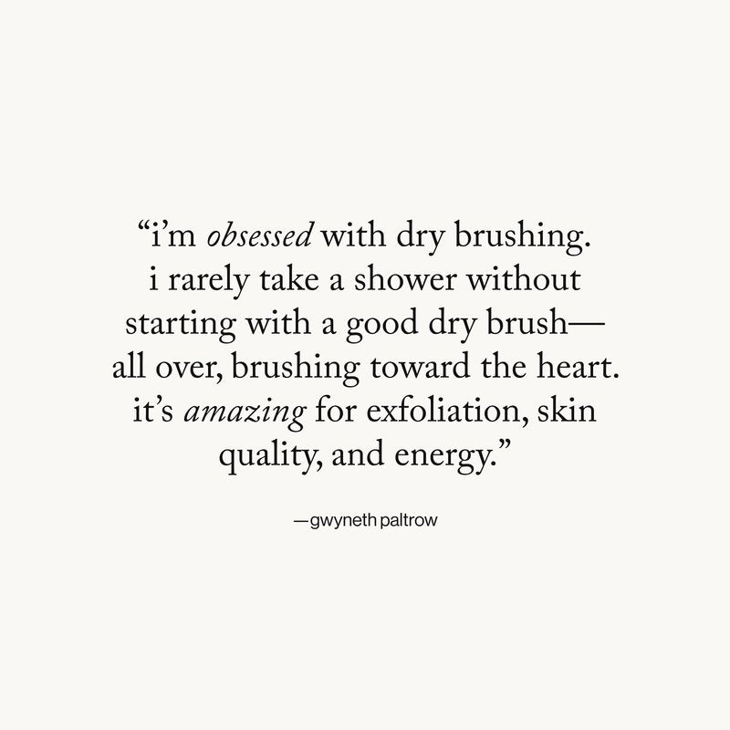 goop Beauty Dry Brush | Detoxifying Body Exfoliator | Wooden Handle with Natural Biodegradable Sisal Fibers | Sweeps Away Dead Skin | FSC Certified