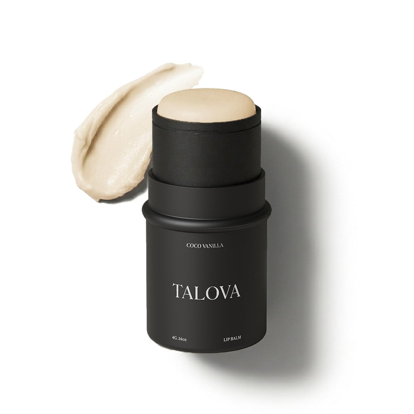 TALOVA - Grass-Fed Tallow Lip Balm, Lip Sleeping Mask, Overnight Moisturizer, Natural & Clean Moisturizing Lip Balm Vitamins A, D, E, & K, Nourishes and Smooths Dry & Chapped Lip (Coco Vanilla)
