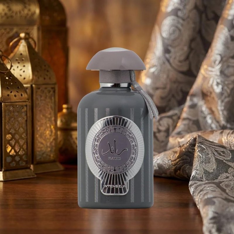Lattafa Ra'ed Intensely – Citrus, Spicy, Amber, Woody – Eau de Parfum Spray Long-Lasting Fragrance for Unisex, 3.4 Ounce / 100 ml