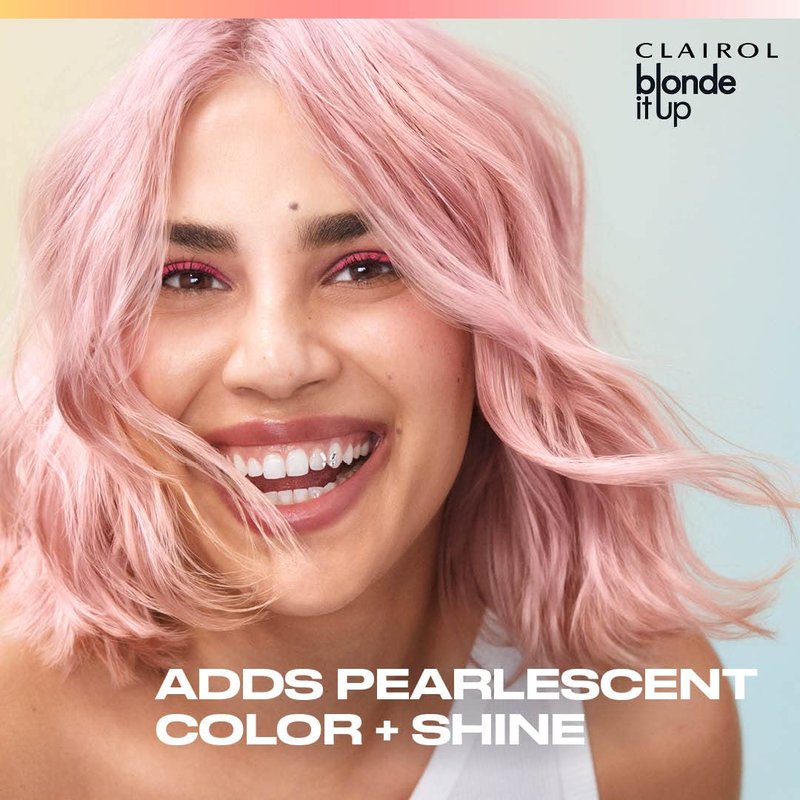 Clairol Blonde It Up Crystal Glow Toners - Demi-Permanent Hair Dye for Radiant Opal Color | Ammonia-Free | Neutralizes Warmth