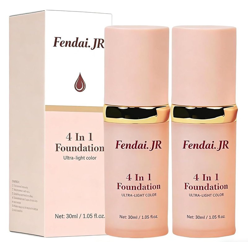 Fendai Foundation Light Spectrum - Hydrating, Anti-Aging, SPF 50 | Lightweight for Gym & Sports