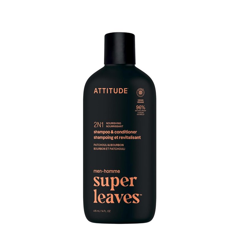 Men's 2-in-1 Shampoo and Conditioner - Nourishing Formula for Dry Hair & Scalp | 14 Fl Oz, EWG Verified, Natural Ingredients