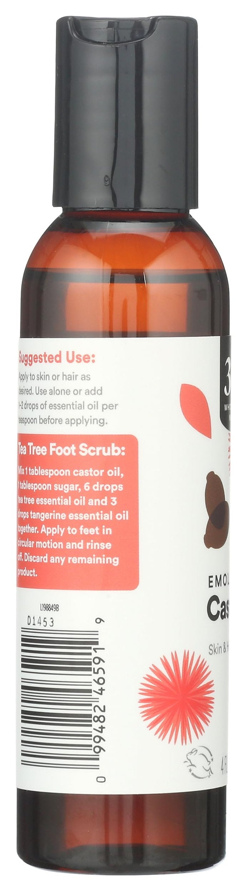 365 by Whole Foods Market, Emollient Castor Oil, Skin & Hair Care, 4 Fl Oz